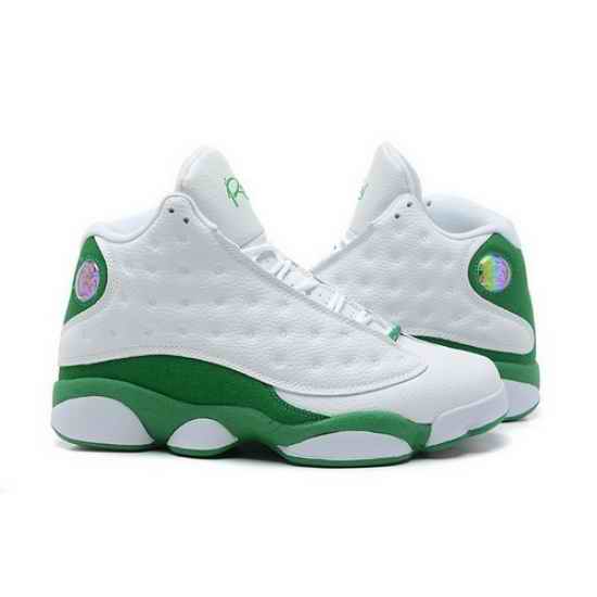 Air Jordan 13 Shoes 2013 Mens Grade AAA White Green